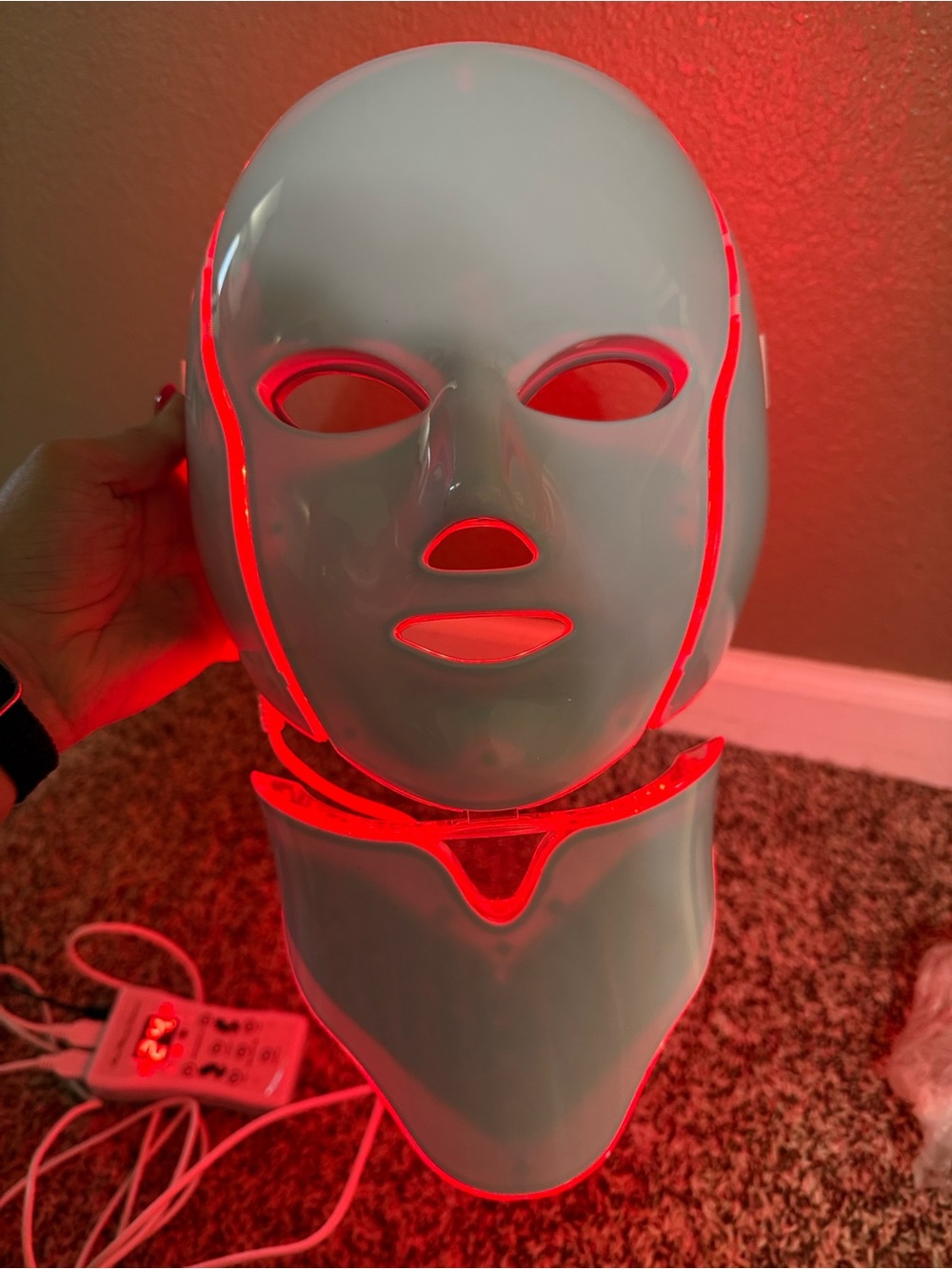 LED Facial Mask Therapy Device